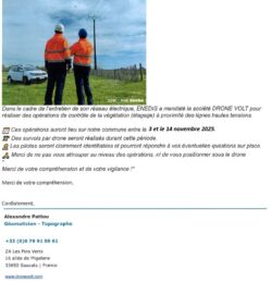 Information ENEDIS – réseau électrique