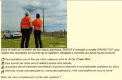 ENEDIS, entretien du réseau.
