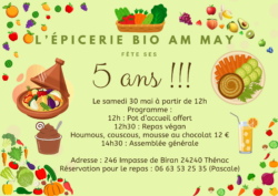 Epicerie association Am Mây fête ses 5 ans !