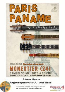 Samedi 30 mai : soirée musicale à Monestier.